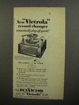 1952 RCA Victor Model 2ES3 Phonograph Advertisement - $18.49