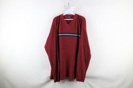 Vtg 90s Woolrich Mens 4XL Faded Striped Thermal Ribbed Knit Long Sleeve T-Shirt - £37.14 GBP