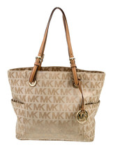 Michael Kors Jet Set Travel Top Zip Signature Monogram Tote Handbag for ... - $696.22 MXN