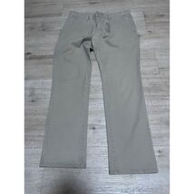 RVCA Mens Chino Pants Size 36 Tan All Time Straight Fit Casual Punk Warp... - $20.80