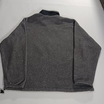 Vintage Columbia Fleece Men's M Gray Pullover 1/4 Zip Made In USA 90s Ski Snow  image 2