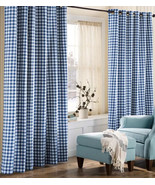 Thermalogic Buffalo Check Grommet Top Insulated Curtains Pair 80&quot;W x 95”... - £36.93 GBP