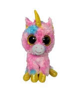 Ty Beanie Boo Fantasia Pink Blue Unicorn Tie Dye Plush Stuffed Animal 20... - €12,48 EUR