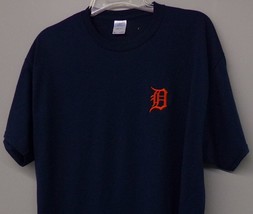 Detroit Tigers &quot;D&quot; Embroidered T-Shirt S-6XL, LT-4XLT New - $21.03+