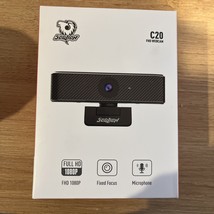 C20 Webcam W Microphone &amp; Slide Privacy Cover Full HD 1080p Webcam Camera NEW - £18.66 GBP