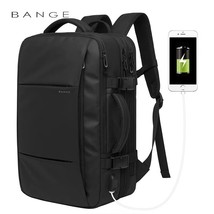 BANGE Expandable Travel Business Laptop Men&#39;s Backpack Large Capacity Waterproof - £241.06 GBP