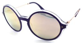 Valentino Sunglasses VA 4015 5045/4Z 53-19-135 Blue on Crystal /Mirror Rose Gold - £107.50 GBP