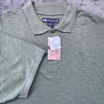 Big Dogs Weekender Polo Shirt Embroidered Logo Short Sleeve Casual Sage 2XL - $54.68 CAD