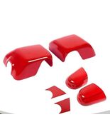 Aftermarket For 2018-22 Jeep Wrangler JL 6pc Red Exterior Side View Mirr... - $85.08 CAD