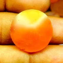 Carnelian Coin Gemstone Beads - 20mm, (50 Beads) Red Gemstone Flat Circl... - $94.77 MXN
