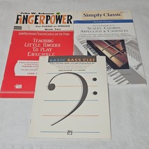 Piano Instruction  Songbooks Lot of 5 Basic Base Clef Simply Classic Fin... - $11.98