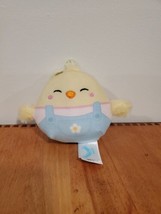 Squishmallows 3.5” Aimee Chick Overalls Easter Squad Clip-On Plush - £3.14 GBP