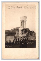 RPPC Ancient Trophy of Augustus La Turbie French Riviera France UNP Postcard Z4 - £5.41 GBP