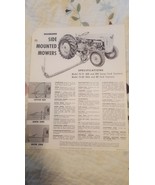 Ford Dearborn Side Mounted Mowers Flyer/Sales Sheet 1956 - €5,13 EUR