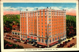 Charleston/WV-West Virginia, The Daniel Boone Hotel, Vintage Linen Postcard bk42 - £4.73 GBP