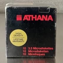 ATHANA Pack of 10 Microdiskettes Athana 3.5&quot; High Density - £12.56 GBP