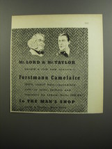 1952 Lord & Taylor Forstmann Camelaire Suit Advertisement - £14.50 GBP