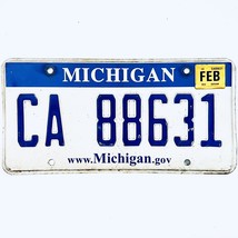 2010 United States Michigan Base Passenger License Plate CA 88631 - £7.38 GBP