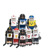 American National Ice Hockey Team Players Custom 8 Minifigures for Kids - $15.58