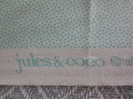 3243. Jules &amp; Coco Tiny Light Green Dot Quilting Cotton FABRIC--43&quot; X 1 7/8 Yds. - $15.84