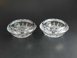 2 Princess House Candle Holder 3 Way Crystal Reversible Taper Votive Pil... - $19.75