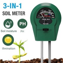 3in1 Soil PH Meter Moisture Monitor Acidity Detector Fertility Soil Test... - $8.60