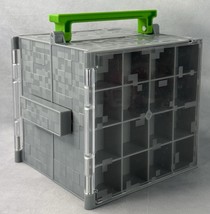 Minecraft Mini Collector Case Storage Cube Display Box 2014 Mattel - $455.61 MXN