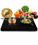 MegaChef 1400 Watt Dual Induction Cooktop - $3,572.96 MXN