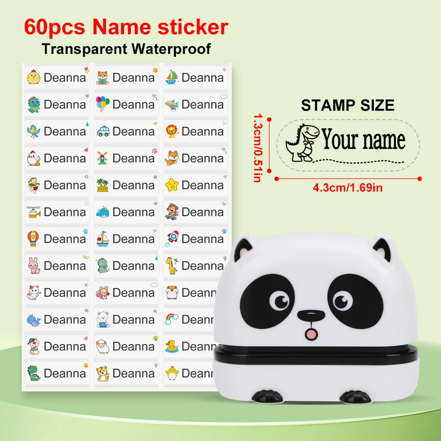 149pcs Customized Name Stamp Paints Personal Baby Engraved -White Set-A - $15.40