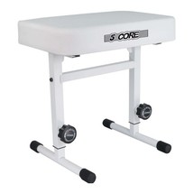 Keyboard Bench Piano Stool T Style White Thick Padded Cushion Seat | Hei... - $1,126.63 MXN