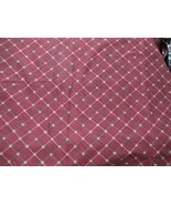 Fabric Hoffman &quot;Burgundy w/Yellow Flower&quot; making 1&quot; Blocks All Over $3.25 - $4.45 CAD