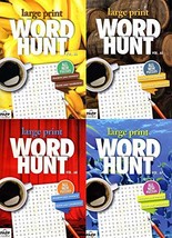 Large Print Word Hunt - All New Puzzles - Sharpen Your Memory, Boost Your Brain  - £13.95 GBP