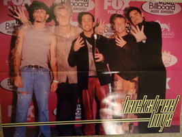 Backstreet Boys Hanson teen magazine poster clipping Billboard Music Awa... - £3.14 GBP