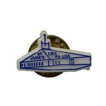 St. Jude’s Erie Pennsylvania Church Religion Religious Plastic Lapel Hat... - £4.58 GBP