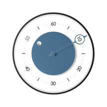 Modern Wall clock with Glass Cover &amp; Silent, Non Ticking Movement - £71.76 GBP