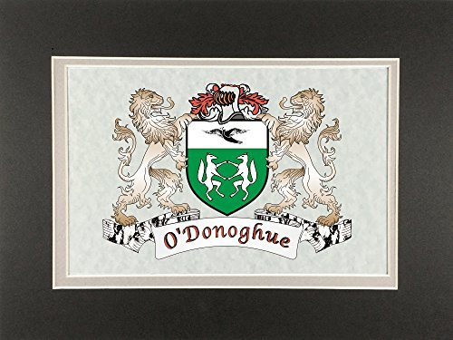 ODonoghue Irish Coat of Arms Print - Frameable 9&quot; x 12&quot; - $23.52