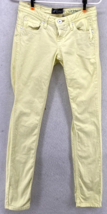 Volcom Jeans Women Size 3 Yellow Skinny  Boardwear Underground Skinny Skate - £12.36 GBP