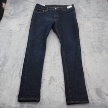 H&amp;M Jeans Pants Womens 36x32 Blue Denim Casual Preppy Skinny Dark Wash - £20.44 GBP