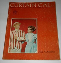 Half A Sixpence Curtain Call Magazine Vintage 1966 Dorothy Chandler Pavi... - £11.78 GBP