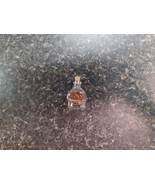 Vtg Blown Glass Miniature Impossible Bottle 1961 Penny Inside Cork Stopper - $365.81 MXN