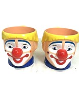 2 Ringling Brothers Barnum &amp; Bailey Circus Clown Plastic Souvenir Cups - £8.16 GBP