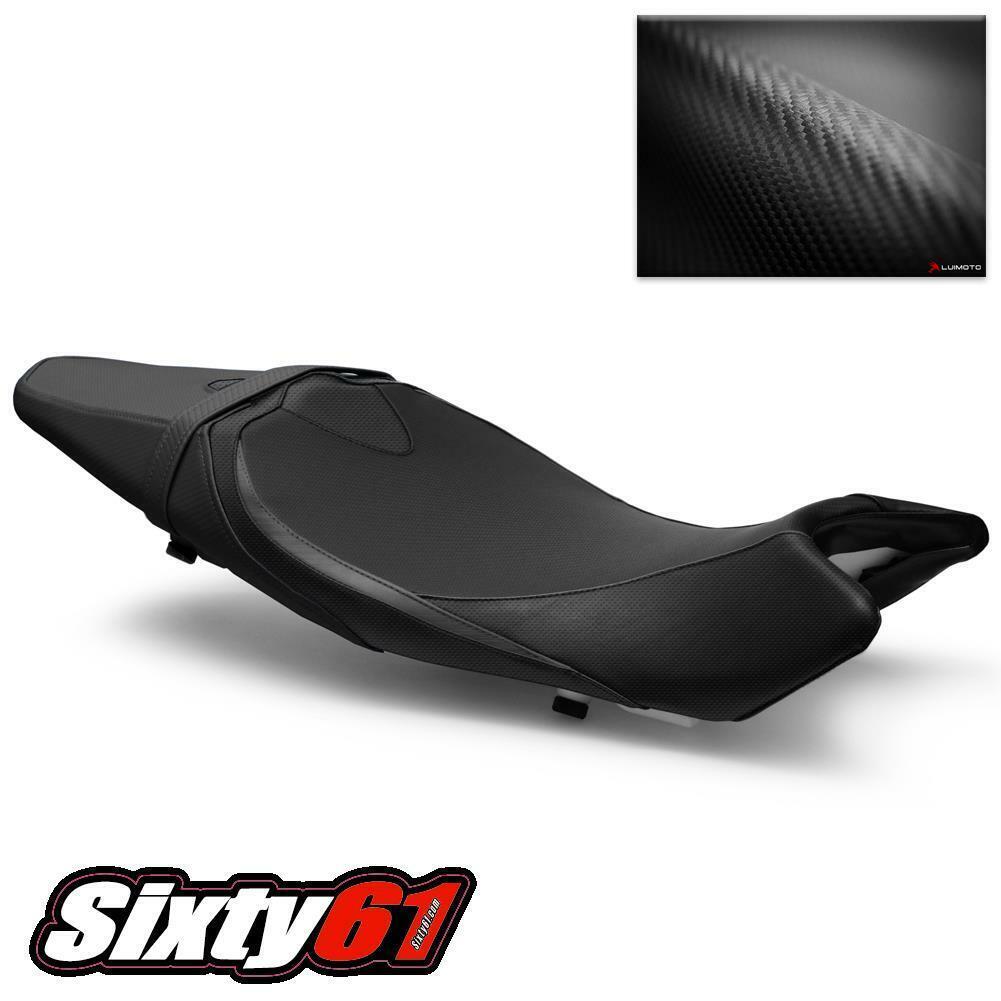 Primary image for Suzuki SV650 Seat Cover 2016-2019 2020 2021 2022 2023 Luimoto Black Carbon Fiber