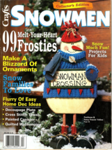 Crafts Magazine Snowmen 1999 Collectors Edition Vintage Craft Project Pa... - $8.47