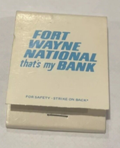 Fort Wayne National That&#39;s My Bank Matchbook Unstruck - $7.91