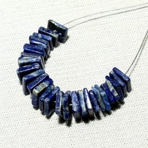 14.60cts Natural Lapis Lazuli Flat Square Beads Loose Gemstone Size 5x5mm 25pcs - £4.60 GBP