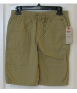 Levi&#39;s Elastic Waist Slim Fit Shorts Boys Size Large Beige NWT MSRP$42 - $17.19