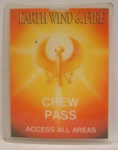 EARTH WIND &amp; FIRE - ORIGINAL CONCERT TOUR LAMINATE BACKSTAGE PASS ***LAS... - £19.52 GBP