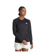 NWT Adidas Women’s Club Long Sleeve Tennis Tee Small Black II0642 AEROREADY - €16,94 EUR