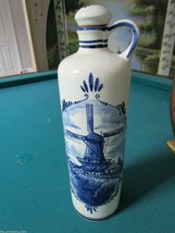 Delft Blue Decanter Pottery Holland Pick ONE (Number: 1- Decanter Bottle 11&quot;) - £55.96 GBP