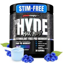 3/27 PROSUPPS Mr. Hyde Max Pump Pre Workout Powder - Stim-Free Preworkou... - $23.71